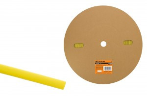 TDM ТУТнг 10/5 термоусадка ТУТ желтая цена за 1м (100 м/уп) (100!) SQ0518-0016