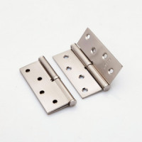 Петля под врезку съемная РЕНЦ 100*75*2,5, левая, б/колп. никель матовый INL 100 FH SN(2шт)