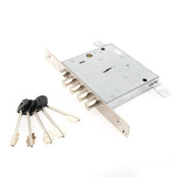 Замок врез ЗВСП-2Т-ЗЩ Универ. (защелка, тяги) Меттэм  \10