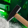 Молоток слесарный 800 г, квадратный боек, деревянная рукоятка Сибртех