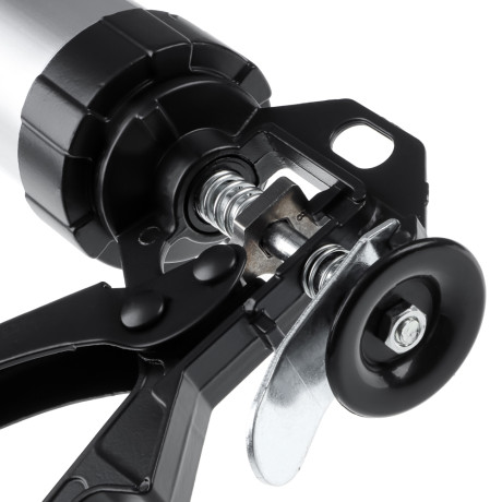 ЕРМАК Пистолет для герметика закрытый, 310мл, алюминиевый корпус