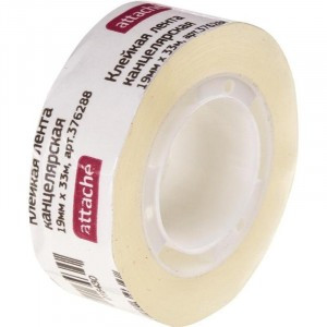 Клейкая лента канцелярская Attache 19х33 п/в 376288
