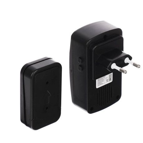 BY Звонок дверной электрический с кинетической кнопкой "Кинетик" (бат. не нужны), 230В, 38 мелодии