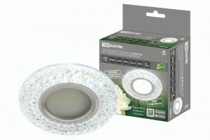 TDM Св-к св/д встр. СВ 03-14 MR16 50W G5.3 LED подсветка 3W зеркальный/хром SQ0359-0144