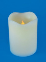 Uniel св-к св/д Свеча 1LED (CR2032 в/к) 90x70 ULD-F061 WARM WHITE CANDLE