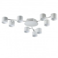 LUMION 8235/9C COMFI LN25 бел. мет. люстра LED GX53 9x10W 220V GARETA