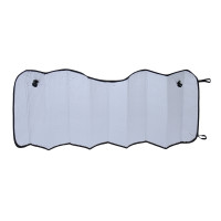 ЕРМАК Шторка солнцезащитная на лобовое стекло, 145x70см, серебристая, 110035S