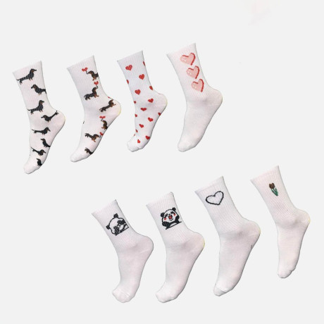 Носки с рисунками, GALANTE, р. 23-25, 80% хлопок, 17% полиамид, 3% эластан, цвета в ас-те