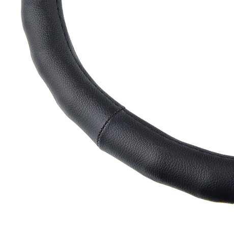 ЕРМАК Оплетка руля, натуральная кожа, цвет черный, размер M