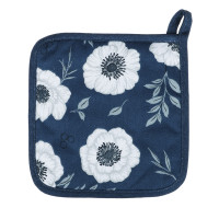 PROVANCE Нэви Прихватка, 100% хлопок, 20х20см, синий, 3 дизайна