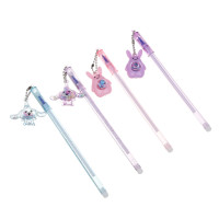 Ручка гелевая "Пиши - стирай" синяя, с фигуркой и подвесом, корпус 17 см, 4 дизайна