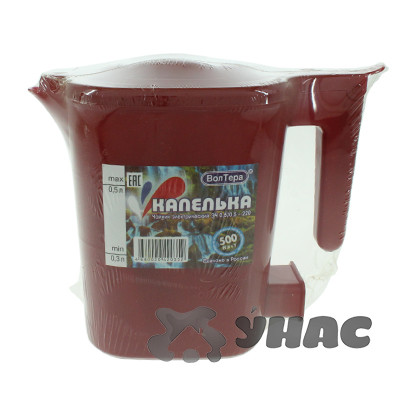 Электрочайник ЭЧ 0,5/0,5-220 "Капелька" 0,5л/0,5кВт (цвет Красный) х8