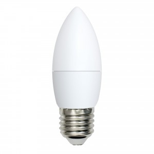 Volpe NORMA свеча E27 7W(600lm) 6500K 6K матовая 37x100 LED-C37-7W/DW/E27/FR/NR