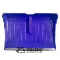 Лопата снеговая пласт с планк 560х400 БУРАН ЛЮКС d36 СИНЯЯ (10)