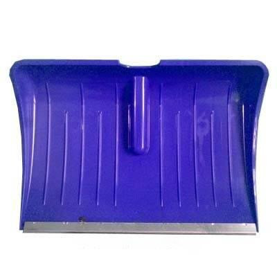 Лопата снеговая пласт с планк 560х400 БУРАН ЛЮКС d36 СИНЯЯ (10)