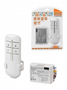 TDM Комплект для беспроводного упр-ия освещ-ем"Народный"ПУ3-МK-Н-3(3 канала)"Уютный дом"SQ1508-0114