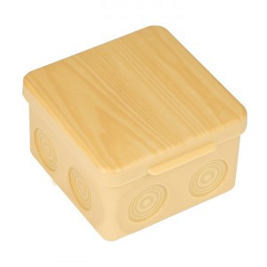 EKF Коробка распр. КМР-030-035 пылевлагозащ. без вводов (85х85х50) светл. дер. plc-kmr-030-035-s