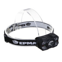 ЕРМАК Фонарь налобный,XТЕ+SMD, 5 режимов,1200мАч,Type-C,сенсорный, пластик,75х40х37 мм,красный свет