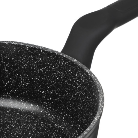 SATOSHI Стоун Сковорода литая глубокая d24см, антипригарное покрытие Мрамор, индукция