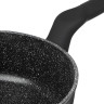 SATOSHI Стоун Сковорода литая глубокая d24см, антипригарное покрытие Мрамор, индукция