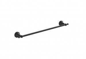 DIADONNA Держатель для полотенец настенный (Zn) нерж.сталь, черный, D8001BL