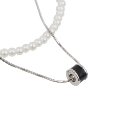 Бусы на шею 37-42см, медь, стекло, БЖ25-16