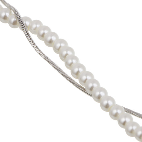 Бусы на шею 37-42см, медь, стекло, БЖ25-16