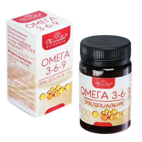 БАД "ОМЕГА 3-6-9" Мирролла, 100капс