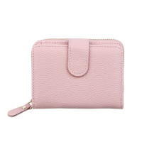 ЮL Норвина Кошелек с отделениями для карт, купюр и пропусков, ПУ, 11,5x8,5x3,5см, розовый, МП-8
