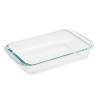 SATOSHI Форма для запекания/хранения жаропрочн. стекло, с крышкой из полипропил. 26,7х16,2х6см, 1л