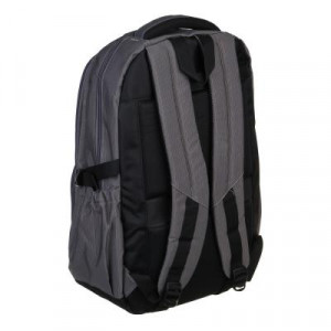 Рюкзак универсальный 45x30x20см, 2 отд., 4 карм., сетчатая спинка, ручка, фактурный ПЭ, серый