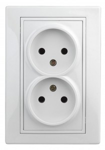 ЭРА Intro Plano роз. СУ 2 мест. 16А, 250В (керамика) белый, 1-204-01 2007