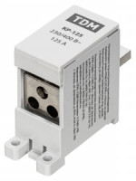 TDM Клемма распределительная на DIN-рейку КР-125 1П 125А (3х16мм2) SQ0823-0115