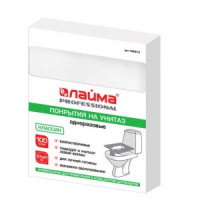 Покрытия на унитаз Лайма 1/4 слож., 100шт., 37х41см (д/диспенсеров) кл.ик, 128813