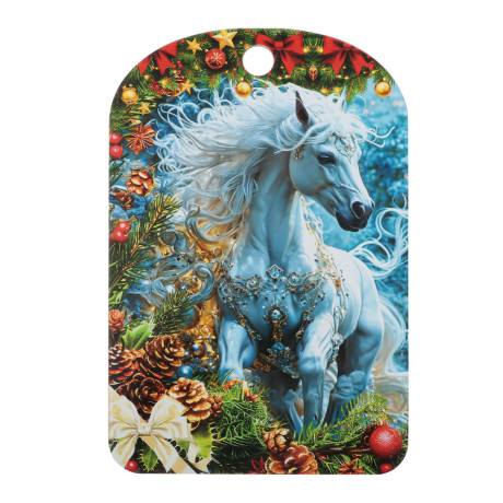 Доска разделочная "Новый год", 27x18x0,5 см, фанера, 5 дизайнов