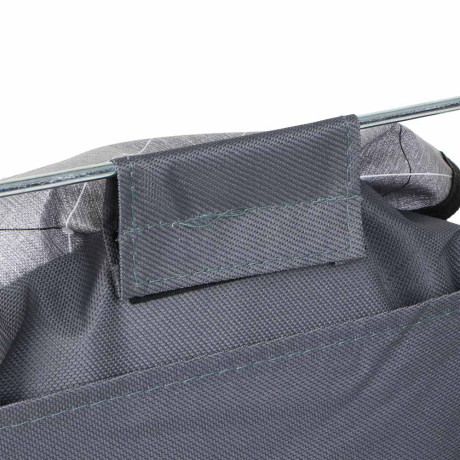 Тележка + сумка, до 30кг тм VETTA, 30х22х86см, 21л, полиэстер, колеса ЭВА d14,5см, цвет серый