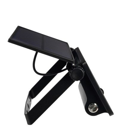 BY Светильник-прожектор с дат. движ., солн. панелью, 20LED, 1600Лм, 3000мАч, IP54, пластик, стекло,2