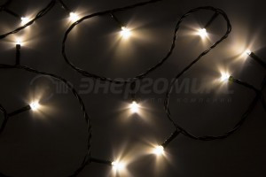 Гирлянда-нить "Твинкл Лайт" 40LED, бел. тепл. 6м, IP20, 8 реж, 4W 303-026 Neon Night