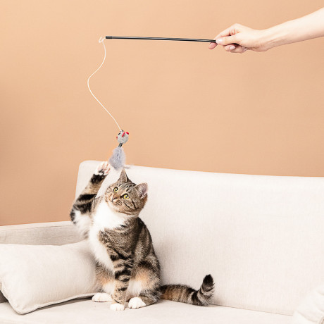 VETTA Игрушка - дразнилка, для домашних животных, полипропилен, полиэстер, АБС-пластик, 35 см