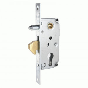 Замок врезной для откатных ворот б/руч БУЛАТ ЗВ4-1К.30.72.22.04 хром 30мм под ц/м, м/о 72 мм (20)