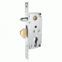 Замок врезной для откатных ворот б/руч БУЛАТ ЗВ4-1К.30.72.22.04 хром 30мм под ц/м, м/о 72 мм (20)