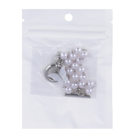 Браслет, бижутерия, пластик, сплав, БЖ-15