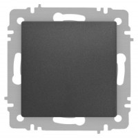 ЭРА Intro Accent мех. выкл. (перекл.) СУ 1 кл. проходн. 10А 250В, графит 6-103-07