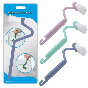 Щетка д/унитаза "Пастель" (кратность 6шт!!!), пластик VL58-190 Мультидом