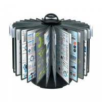 Демо-система MEGA Office FDS009 настольная карусель 30 пан.,черный