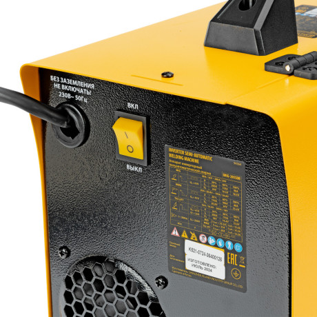 Аппарат инвертор. полуавтомат. cварки IMIG-185SDR, 180 А, ПВ 60%, катушка 5 кг Denzel