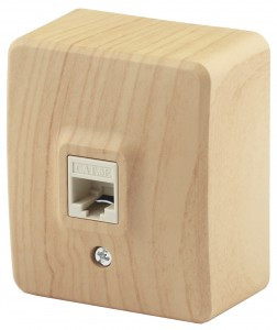 ЭРА Эксперт роз. комп. RJ45, ОУ 1 мест. сосна, 11-3203-11, Б0020732