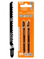 TDM Пилки  д/электролоб  по дереву, HCS, 75х4 мм, криволин рез, T244D, 2 шт, &quot;Рубин&quot;, SQ1089-0207