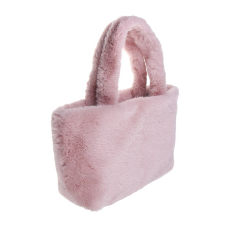 ЮL Мэллоу Сумка из искусственного меха на кнопке, 36x22 см, полиэстер, 2-3 цвета