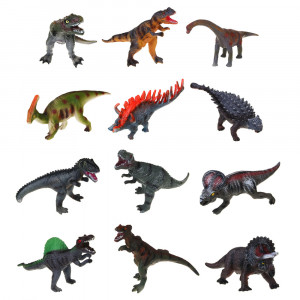 ИГРОЛЕНД Игрушка &quot;Динозавры&quot;, 11-15см, ПВХ, 12 дизайнов